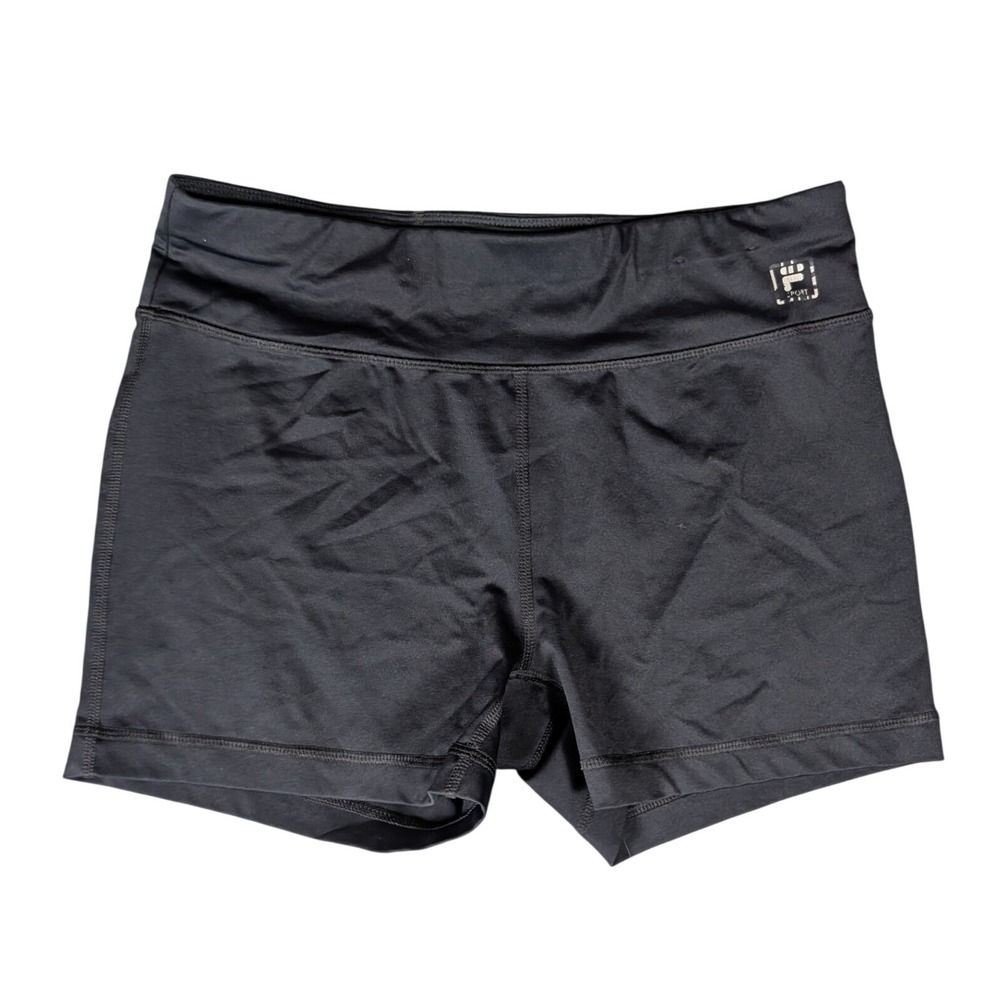 Fila Sport Performance Womens Black Compression Athletic Running Shorts M